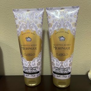 Bath and Body Works Whipped Berry Meringue (2) 8 oz Bottles